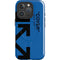 Black and Blue Arrows iPhone 16 Pro Magsafe Impact Case